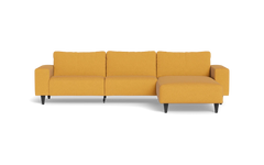 Solution 2701 sofa med chaiselong - Montana stof - Curry - Højrevendt