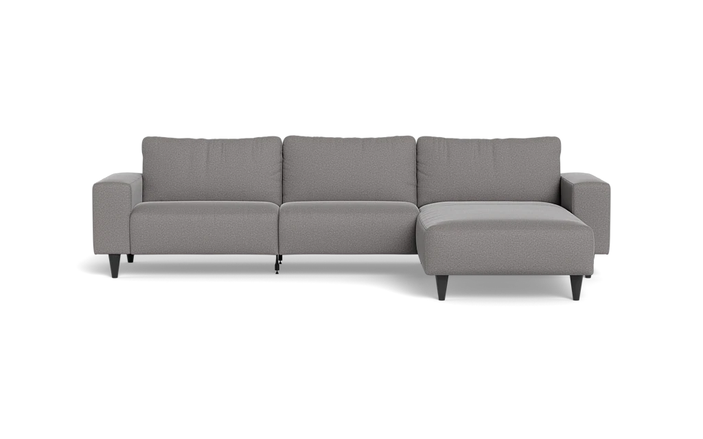 Solution 2701 sofa med chaiselong - Oakland stof - Stone - Højrevendt