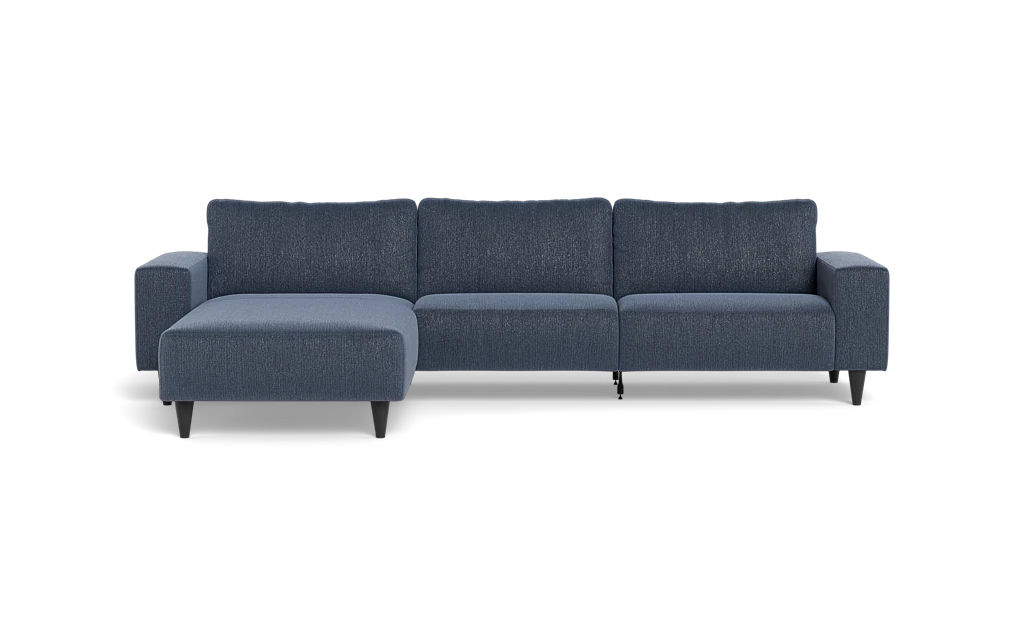 Solution 2701 sofa med chaiselong - Fusion stof - Indigo - Venstrevendt