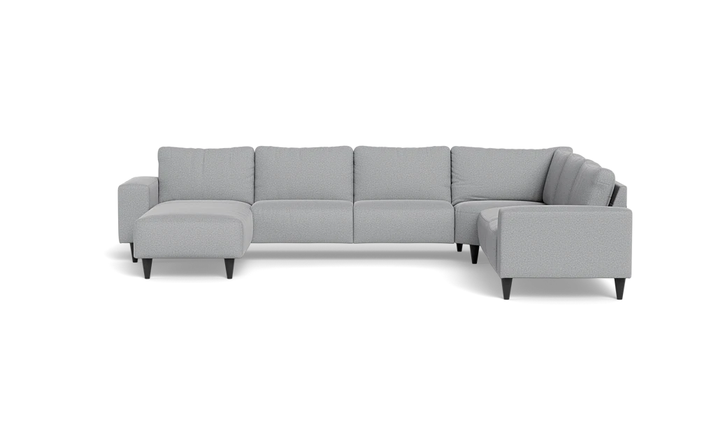 Solution 2701 hjørnesofa med chaiselong - Oakland stof - Light Grey - Højrevendt