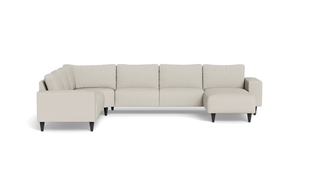 Solution 2701 hjørnesofa med chaiselong - Idaho stof - Light grey - Venstrevendt