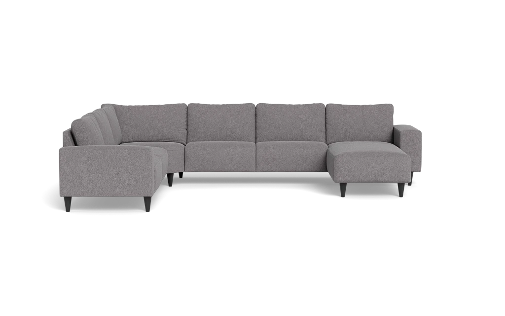 Solution 2701 hjørnesofa med chaiselong - Montana stof - Grey - Venstrevendt