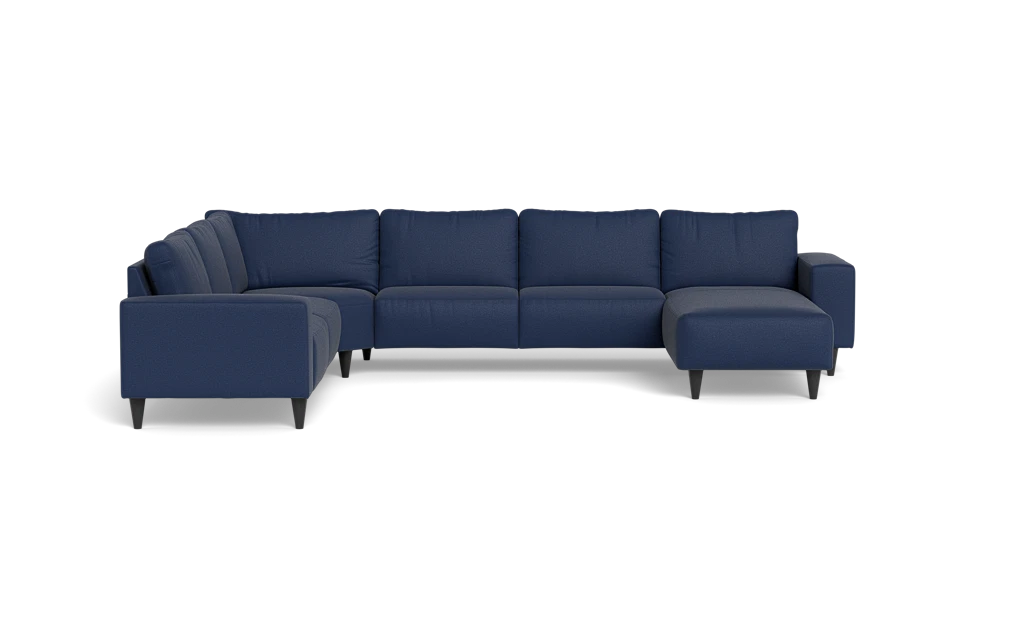 Solution 2701 hjørnesofa med chaiselong - Oakland stof - Dark Blue - Venstrevendt