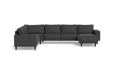 Solution 2701 hjørnesofa med chaiselong - Oakland stof - Anthracite - Venstrevendt