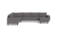Solution 2701 hjørnesofa med chaiselong - Brego stof - Anthracite - Venstrevendt