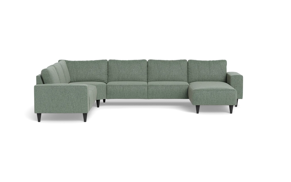 Solution 2701 hjørnesofa med chaiselong - Fusion stof - Thyme - Venstrevendt