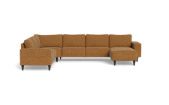 Solution 2701 hjørnesofa med chaiselong - Chronotex stof - Cinnamon - Venstrevendt