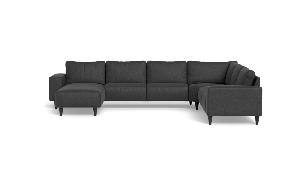 Solution 2701 hjørnesofa med chaiselong - Oakland stof - Anthracite - Højrevendt