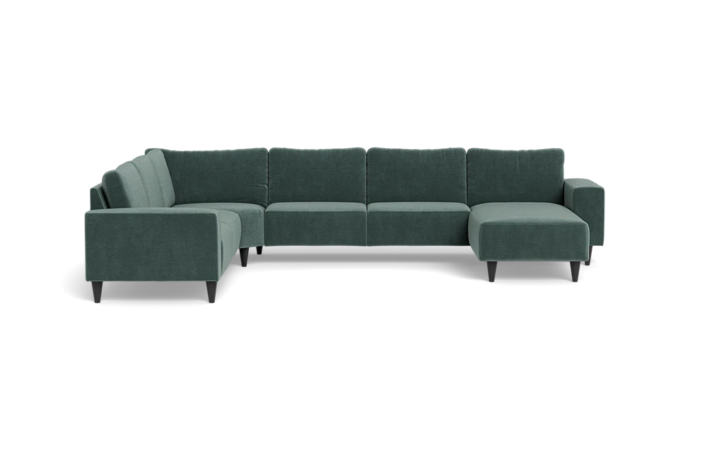 Solution 2701 hjørnesofa med chaiselong - Adore velour - Niagara - Venstrevendt