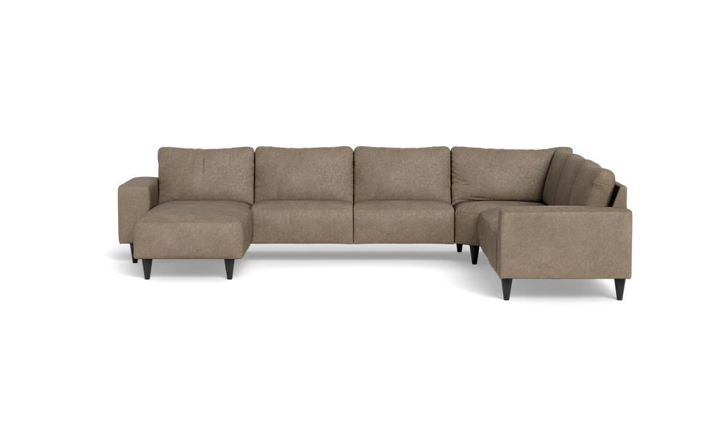 Solution 2701 hjørnesofa med chaiselong - Kentucky stof - Liver - Højrevendt