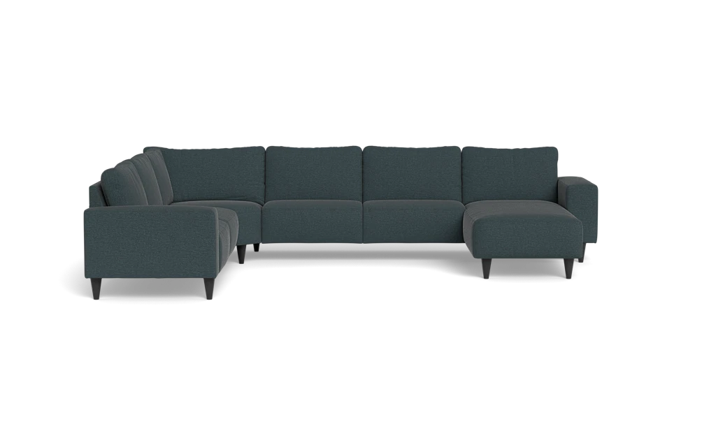 Solution 2701 hjørnesofa med chaiselong - City stof - Petrol - Venstrevendt