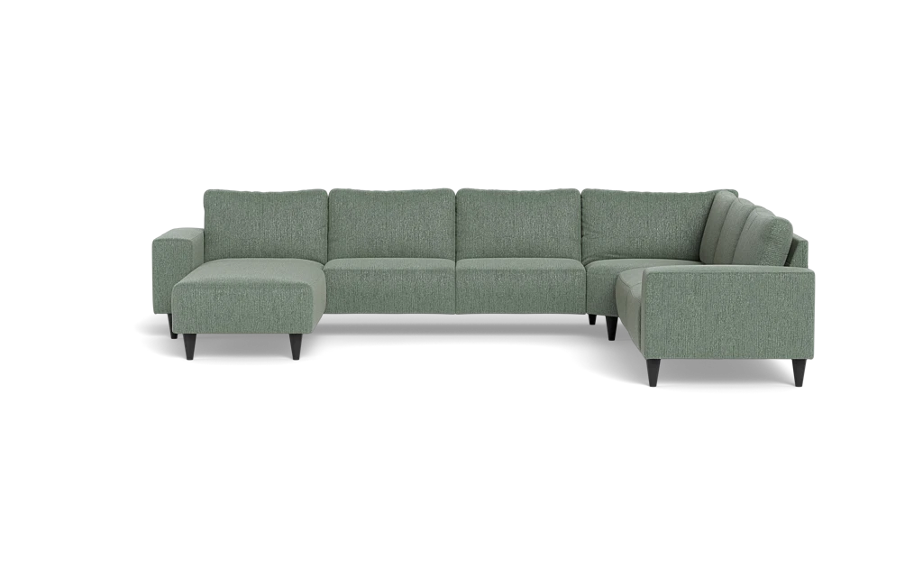 Solution 2701 hjørnesofa med chaiselong - Fusion stof - Thyme - Højrevendt