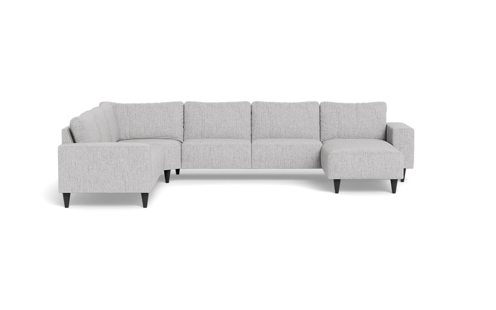 Solution 2701 hjørnesofa med chaiselong - Fusion stof - Steel - Venstrevendt
