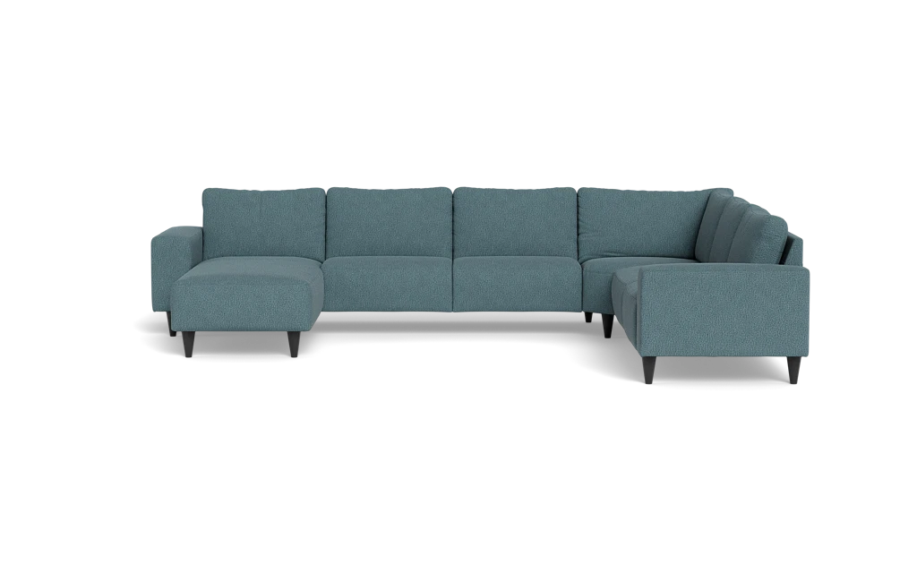 Solution 2701 hjørnesofa med chaiselong - Montana stof - Blue - Højrevendt
