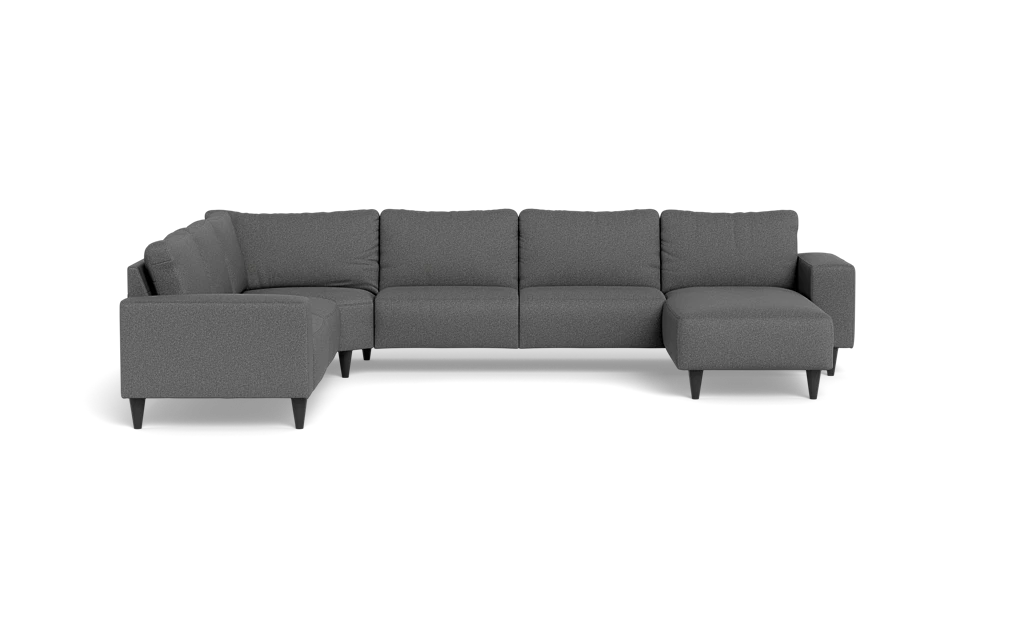 Solution 2701 hjørnesofa med chaiselong - Idaho stof - Antracite - Venstrevendt