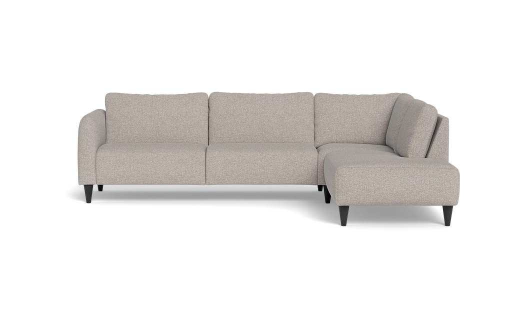 Solution 2701 sofa med open end - Chronotex stof - Light Grey - Højrevendt