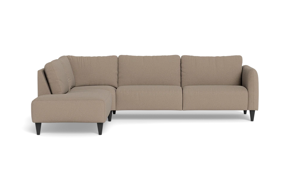 Solution 2701 sofa med open end - Bloq stof - Taupe - Venstrevendt