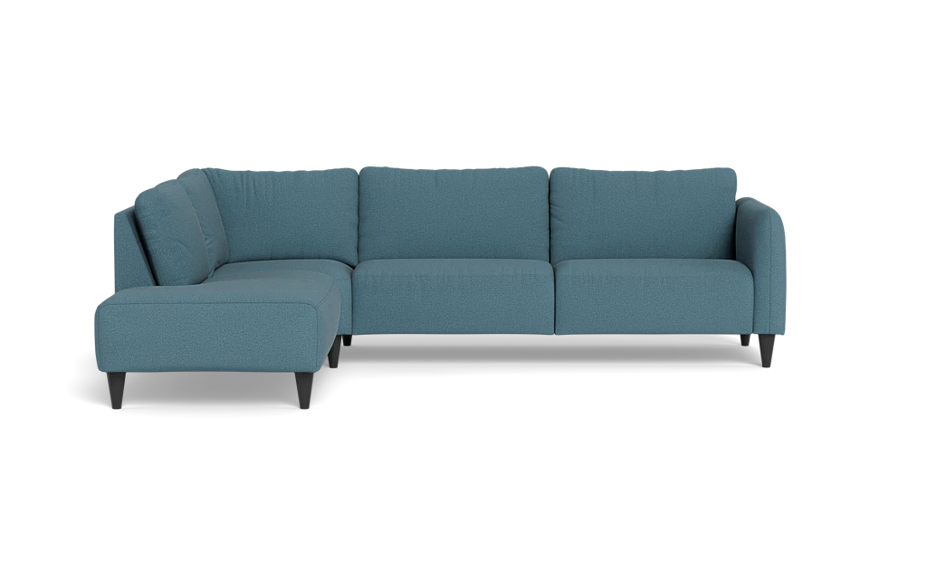 Solution 2701 sofa med open end - New Ocean stof - Dark turquise - Venstrevendt