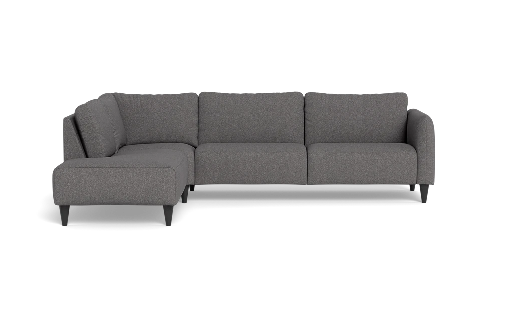Solution 2701 sofa med open end - Brego stof - Anthracite - Venstrevendt