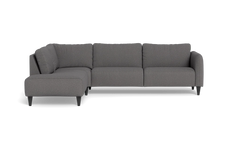 Solution 2701 sofa med open end - Brego stof - Anthracite - Venstrevendt