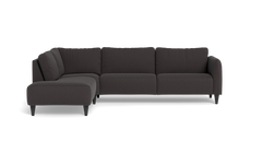 Solution 2701 sofa med open end - Bloq stof - Antracite - Venstrevendt