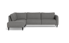 Solution 2701 sofa med open end - Rebel stof - Anthracite - Venstrevendt