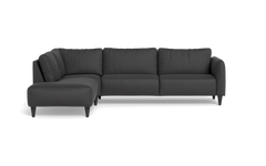 Solution 2701 sofa med open end - Oakland stof - Anthracite - Venstrevendt