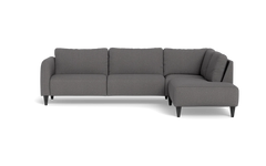 Solution 2701 sofa med open end - Brego stof - Anthracite - Højrevendt