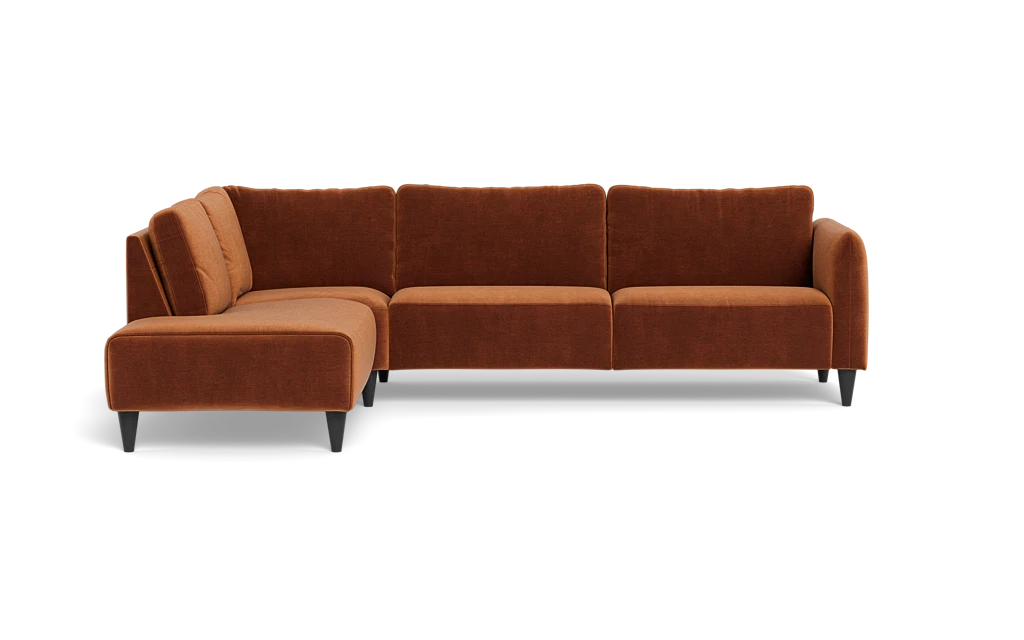 Solution 2701 sofa med open end - Adore velour - Hazel - Venstrevendt