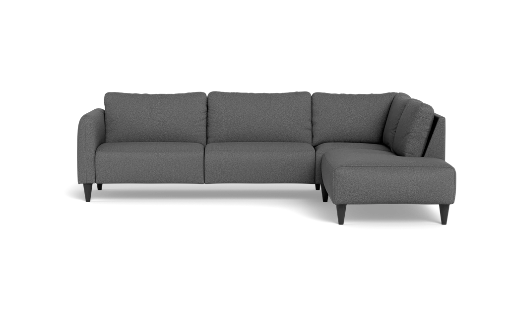 Solution 2701 sofa med open end - Idaho stof - Antracite - Højrevendt