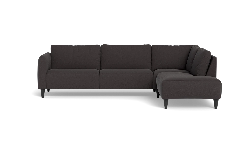 Solution 2701 sofa med open end - Bloq stof - Antracite - Højrevendt