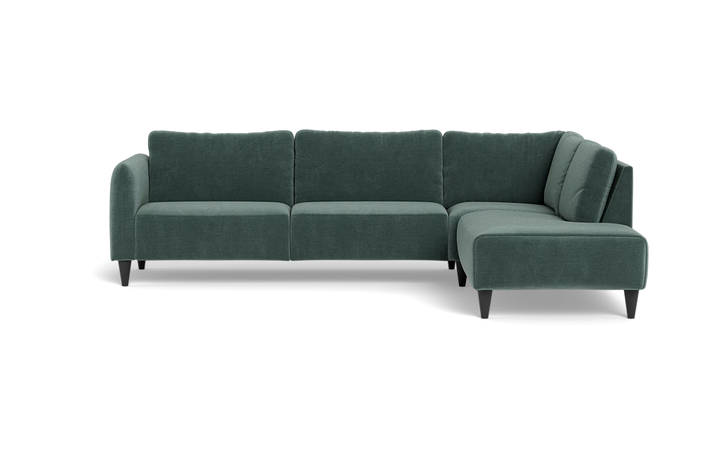 Solution 2701 sofa med open end - Adore velour - Niagara - Højrevendt