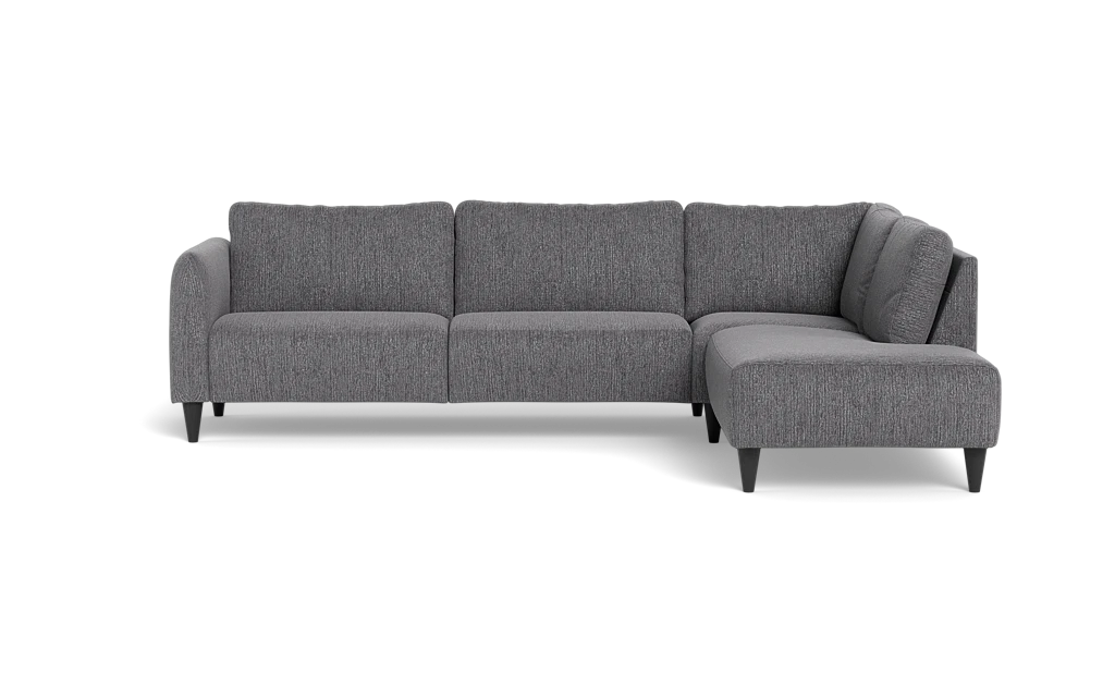 Solution 2701 sofa med open end - Fusion stof - Antracite - Højrevendt