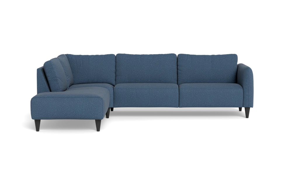 Solution 2701 sofa med open end - Brego stof - Dark Blue - Venstrevendt