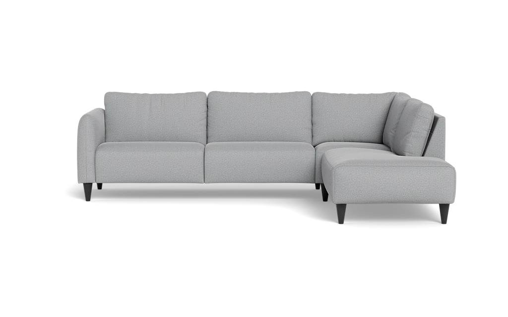 Solution 2701 sofa med open end - Oakland stof - Light Grey - Højrevendt