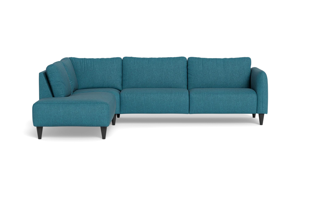 Solution 2701 sofa med open end - Vila stof - Petrol - Venstrevendt