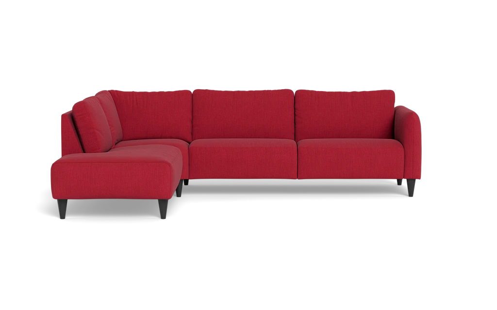 Solution 2701 sofa med open end - Lido stof - Red - Venstrevendt