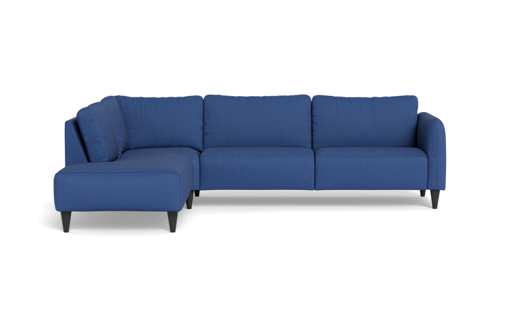 Solution 2701 sofa med open end - Idaho stof - Blue - Venstrevendt