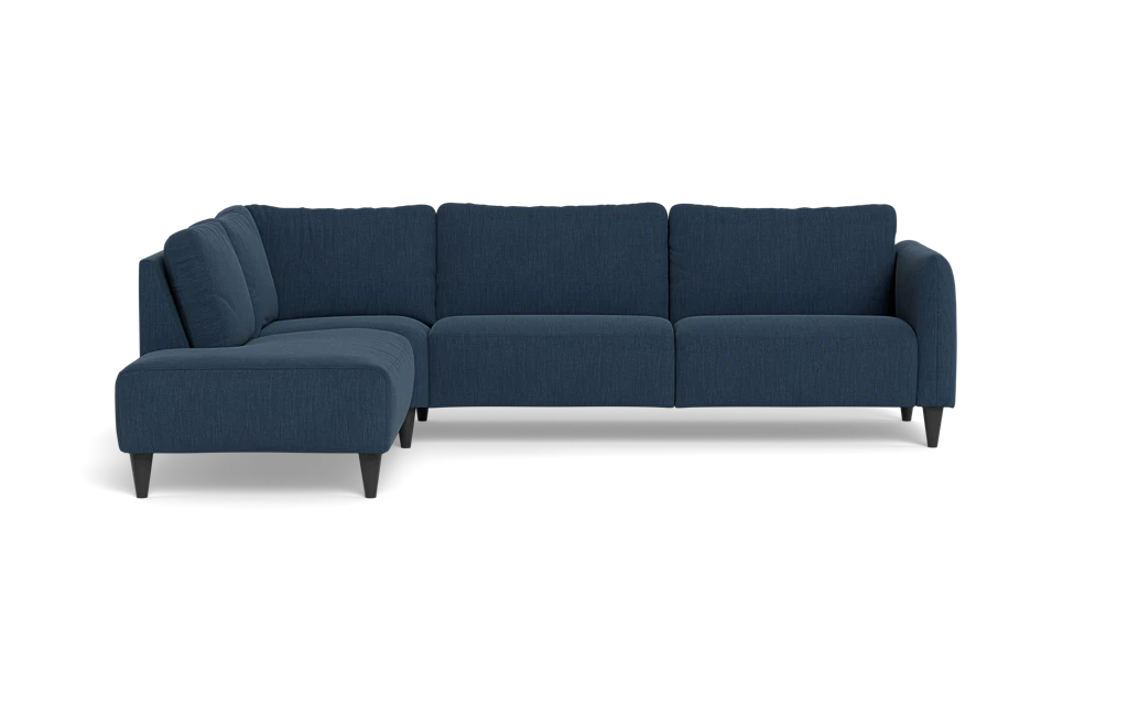 Solution 2701 sofa med open end - Lido stof - Dark Blue - Venstrevendt