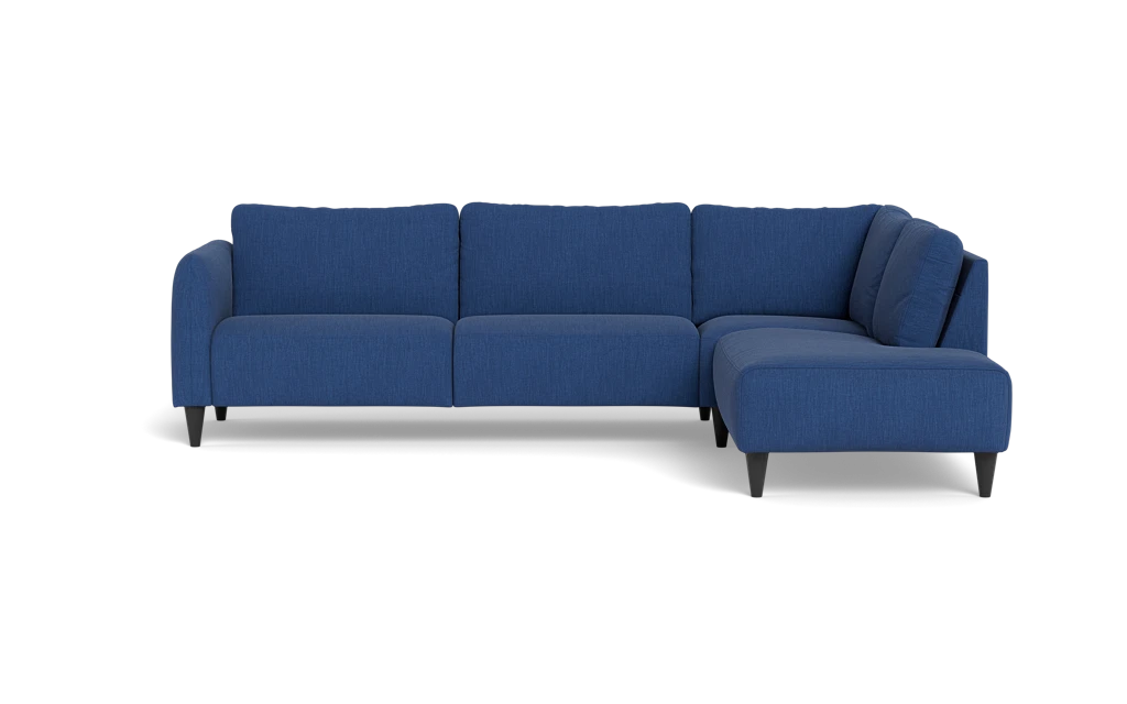 Solution 2701 sofa med open end - Lido stof - Blue - Højrevendt