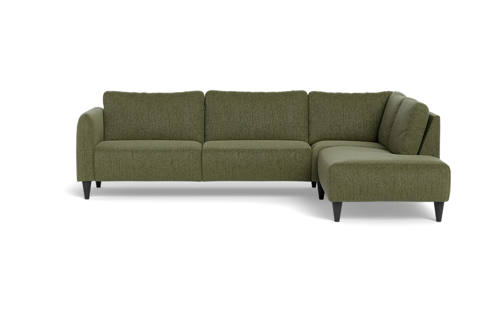 Solution 2701 sofa med open end - Fusion stof - Army - Højrevendt