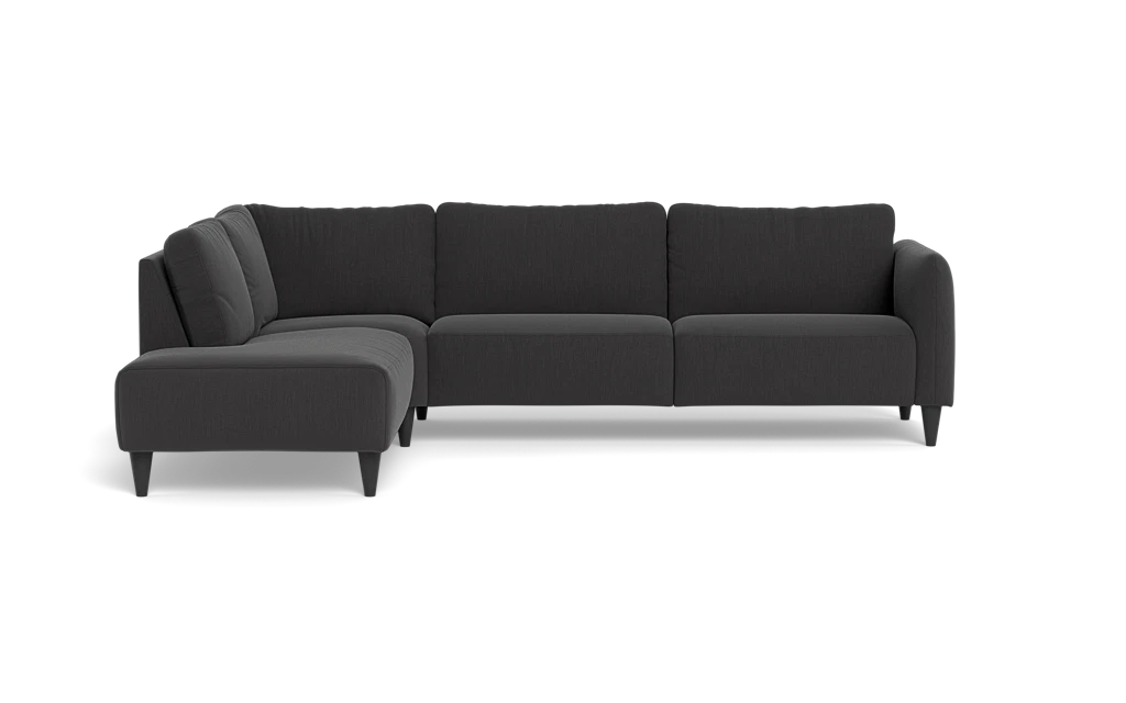 Solution 2701 sofa med open end - Lido stof - Antracit - Venstrevendt