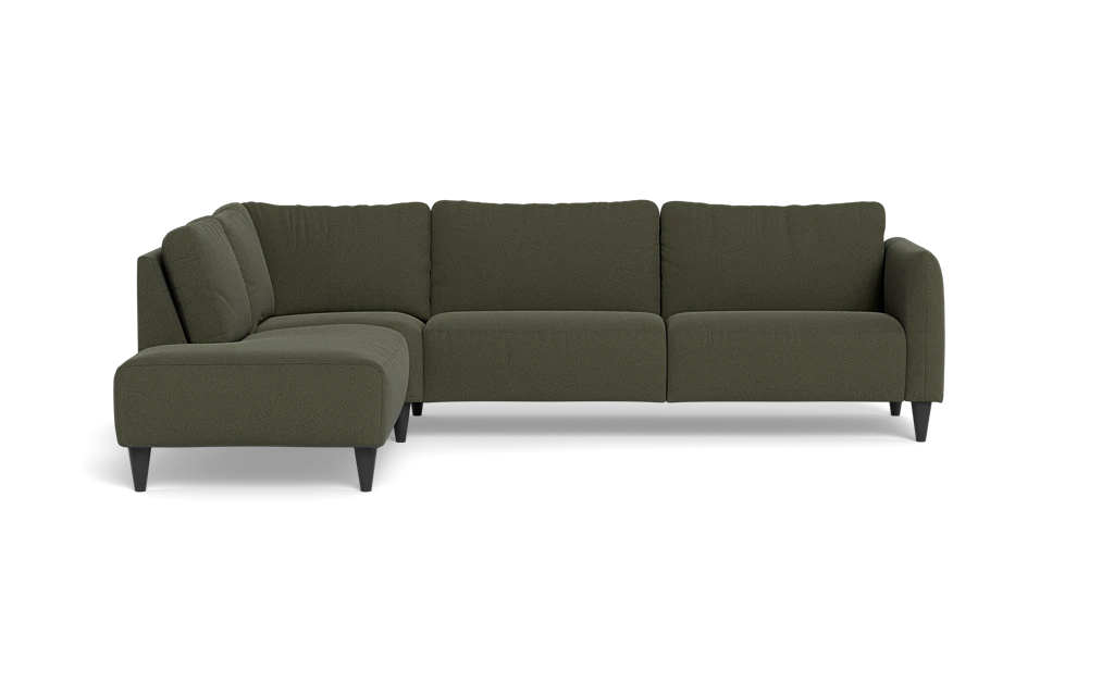 Solution 2701 sofa med open end - Bloq stof - Forrest - Venstrevendt