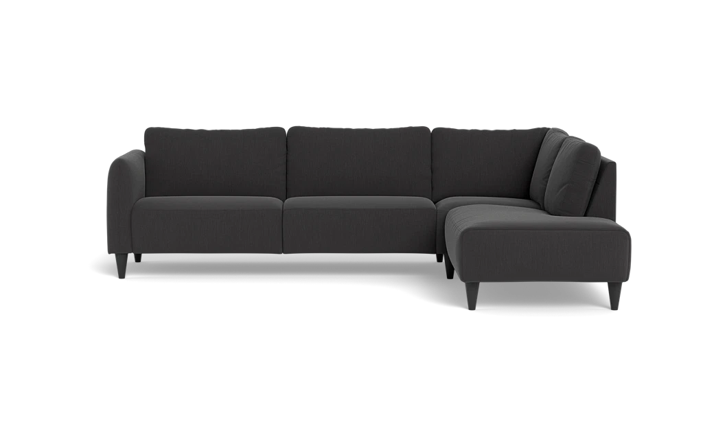 Solution 2701 sofa med open end - Lido stof - Antracit - Højrevendt