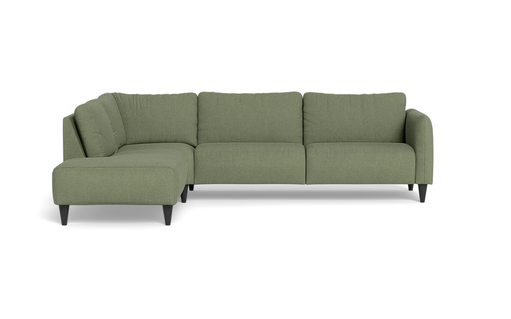 Solution 2701 sofa med open end - Rebel stof - Forest - Venstrevendt