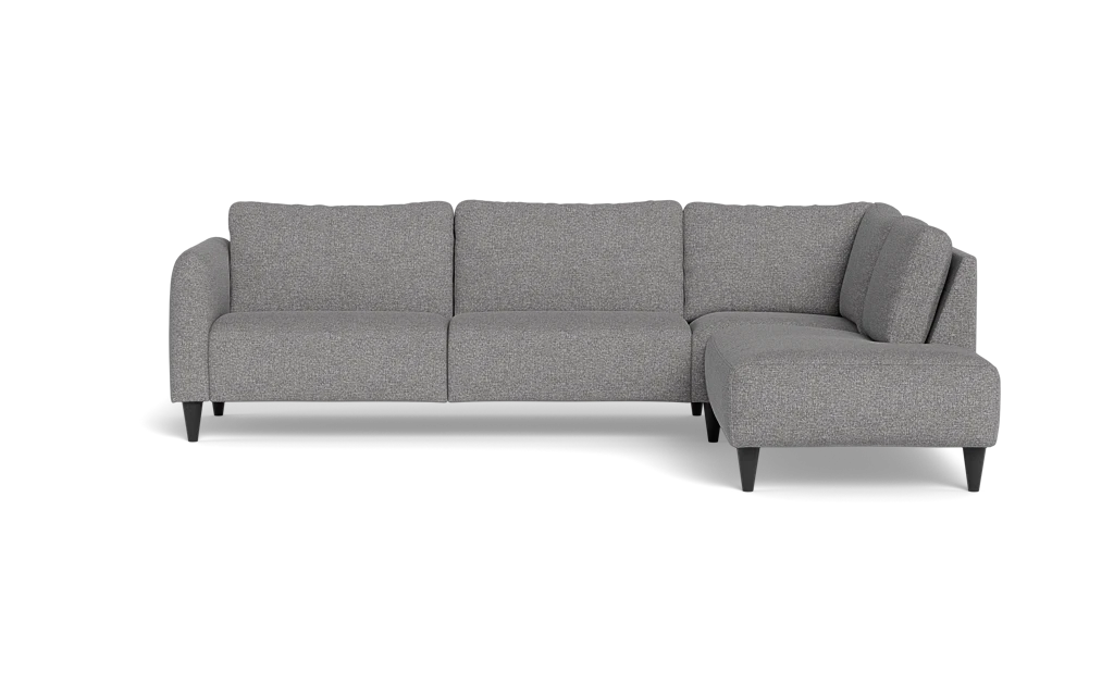Solution 2701 sofa med open end - Chronotex stof - Zinc - Højrevendt