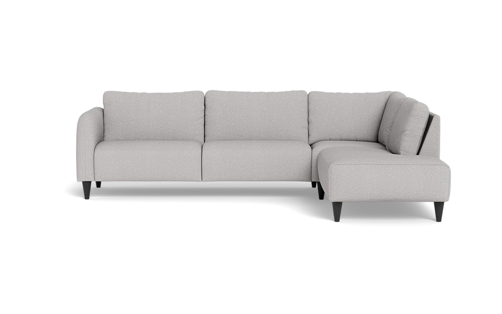 Solution 2701 sofa med open end - Brego stof - Grey - Højrevendt