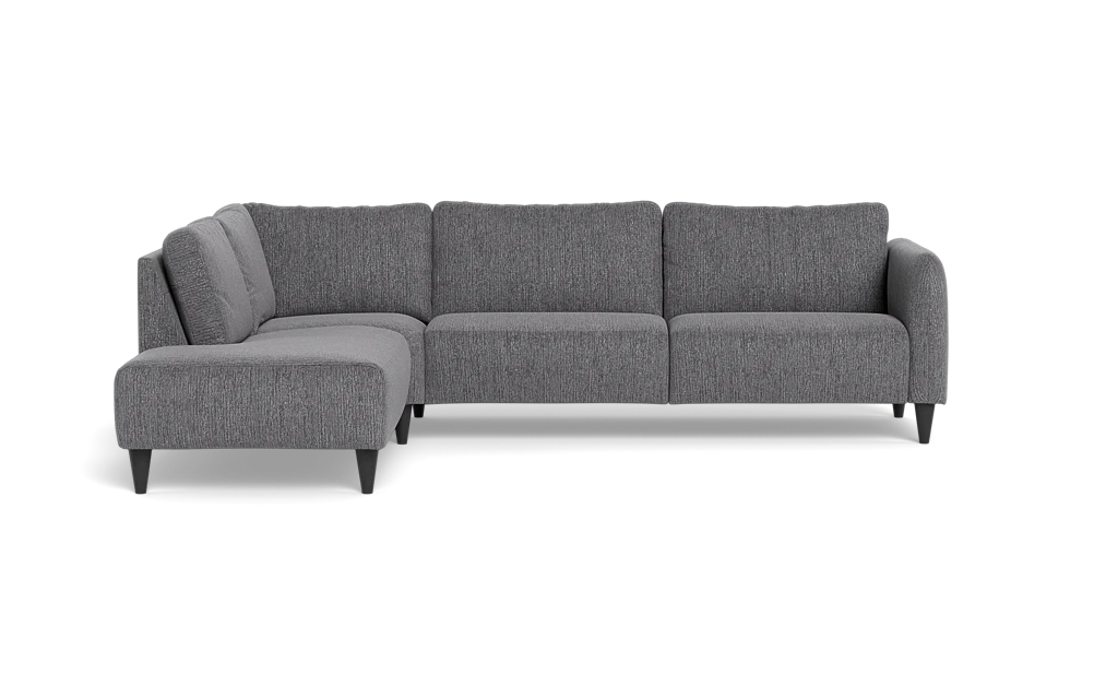 Solution 2701 sofa med open end - Fusion stof - Antracite - Venstrevendt