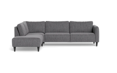Solution 2701 sofa med open end - Fusion stof - Antracite - Venstrevendt
