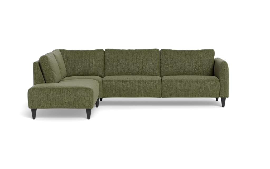 Solution 2701 sofa med open end - Fusion stof - Army - Venstrevendt
